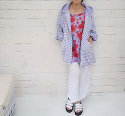 Made in Italy Ashley Gingham Hoodie