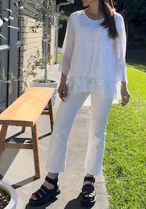 Top: Adelia Silk Top