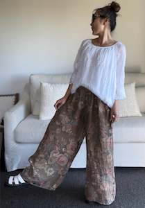 Made in Italy Melissa Floral Pants