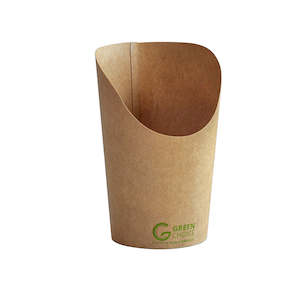 Takeaway Containers: Kraft Chip Cup - 12oz