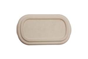 Takeaway Containers: Sugar Cane - Food Box Lid for 850ml