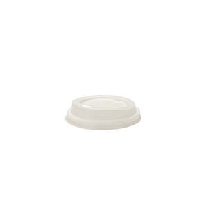 Hot Cups: CPLA lids -  4oz - White
