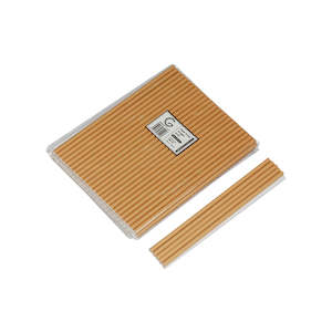 Straws: Paper Straw Straight - 6mm Kraft