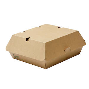 Corrugated Square Clamshell