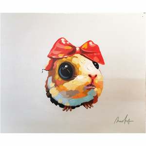 Art Paintings: HAND OIL PAINTING 1905A09 - Comic Mice, 60cm x 50cm