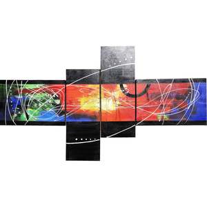 HAND OIL PAINTING ABSTRACT - 60X40, 30X80, 30X80, 60X40cm (4pcs)
