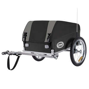 Best Selling: Bike Trailer - Foldable,  Luggage Carrier, Pet Trailer, Grey