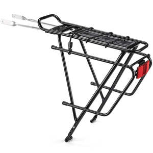 Batteries: Bicycle Rear Rack Carrier - Frame mounted, up to 30kg load, 1 year warranty