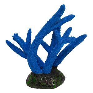 Coral Aquarium Decoration - Blue