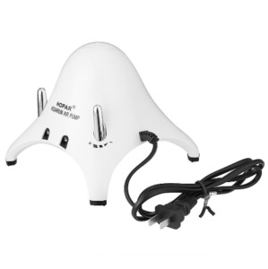 Fish: Aqua Aquarium Air Pump Oxygen Fountain Pond Aerator Water Fish Tank 2 Outlet