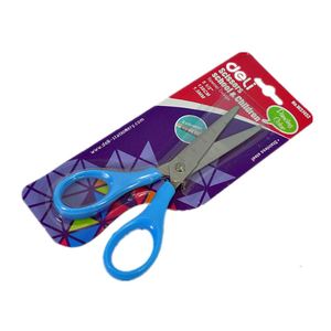 Deli Scale Scissors Stainless Steel W37452 - School Use, Blue, 138mm