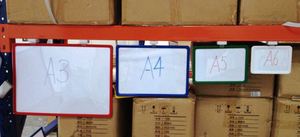 Business Farming Industry: Price Sign Set A5 - 1 Poster Frames Orange, 1 Magnetic Clip and 1 PVC insert