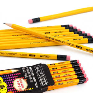 Marco Pencils With Eraser end 4200E - Marco HB, 12pcs/pack x2