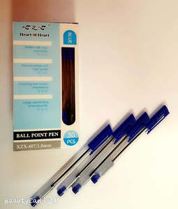 Business: Pen Ball Point XZX607 - 1.0mm 30pcs Blue