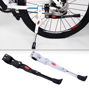 Bike Parts And Accessories: Bike Kickstand Bicycle Kickstand - Alloy, adjustable length, White