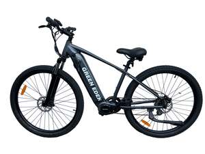 Mid-Drive Electric Mountain Bike - 26", 48V 500W motor, 624Wh LG Battery, Grey