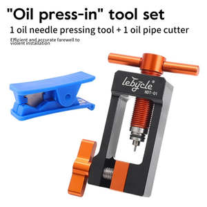 Bike Tools: Bicycle Hydraulic Disc Brake Oil Needle Pressing Tool for BH59 + Hose Cutter
