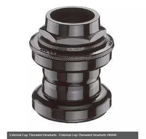 Neco Headset H800K- External Cup Threaded Headsets,1”x24T