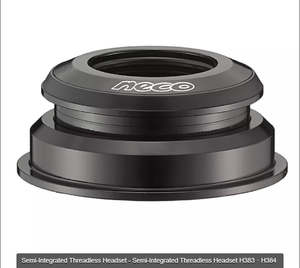 Neco Headset H384 - 1.5" Head Tube Reduced to 1-1/8" Fork Tube Semi-Integrated T&hellip;