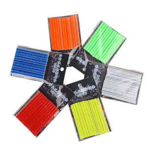 Other Bike Accessories: Bicycle Wheel Spoke Reflectors Bike Reflective Tubes Clip On - 12pcs, Orange