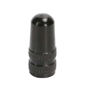 Other Bike Accessories: Bike Tube Presta Valve Cap - Aluminum, Black, 2pcs