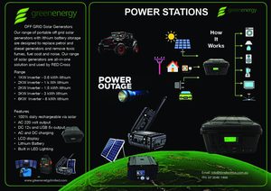 Products: Off Grid Solar Generators 1-2KW 90AH Lithium Battery – Green Energy