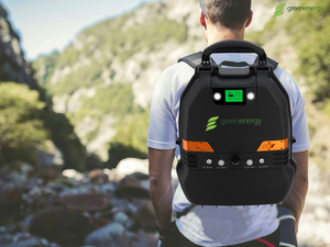 Products: OFF Grid Solar Battery Backpack – Green Energy