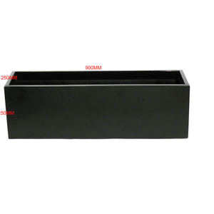Products: Fibreglass Trough 90cm X 25cm New York Series Black