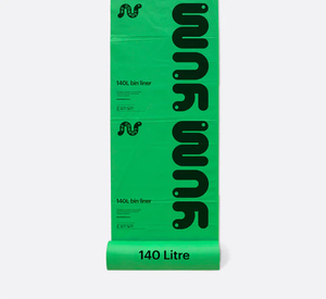 Products: 140L Compostable Bin Liners For 80L and 120L wheelie bins