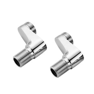 Products: Chrome Eccentric Connector Pair – 35mm Offset (Shower / Bath Mixer) - Green Home Bathroom