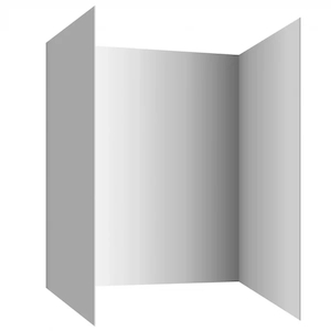 Custom 3-Sided Flat Acrylic Shower Wall Liner - Maximum 2940mm - Green Home Bathroom