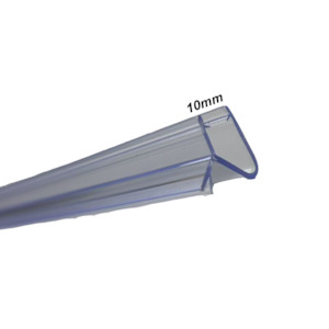 PVC Glass Door 10mm Bottom Shower Seal - For Diamond Shape - Green Home Bathroom