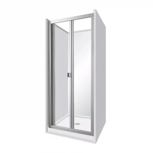 Products: 1000 Alcove 3 Sided Bi-Fold Shower Box - Green Home Bathroom