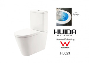 SPECIAL - HD623 Rimless Toilet - Full Back To Wall - Green Home Bathroom