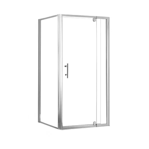 Products: GJ 1200(Door) x 1000 X 1900H Framed Swing Pivot/Door & Side Panel Set - Green Home Bathroom