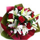 Red Rose and White Lily