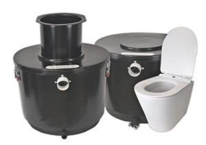 Products: Best Value Compost Toilet GL 90 & Helsinki Pedestal Green Loo
