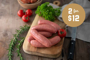 Products: Twin Pack 500g Lamb Sausages (GF)