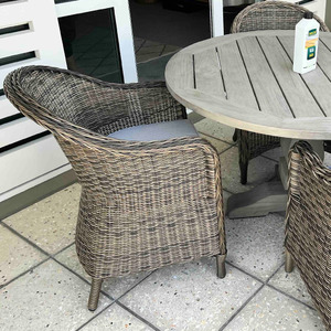 Outdoor Dining Chairs: Piha Outdoor Chair - Grey