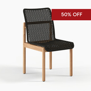 Outdoor Dining Chairs: Devon Opito Outdoor Dining Chair - Graphite - 4 Only