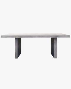Palma Concrete Outdoor Dining Table Grey - 200CM