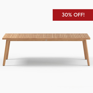 Outdoor Dining Tables: Devon Porter Teak Outdoor Dining Table - 2400