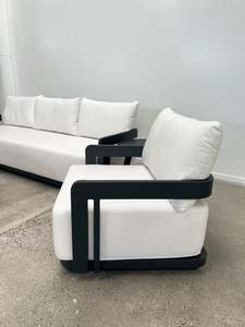 Marlo Outdoor Armchair - Aluminium + Sunbrella®