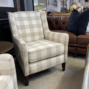 New Arrivals: Sherwood Armchair - Made in NZ - Natural Check