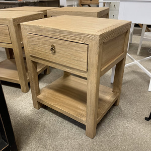New Arrivals: Oklahoma Bedside Table - 1 Drawer - Natural