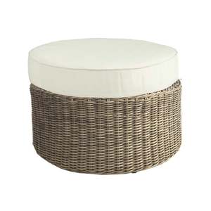 Artwood Outdoor Wicker Collection: Artwood Toledo Outdoor Ottoman - Vintage