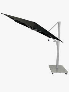 Greenslades Porto Cantilever Umbrella - 2.5m Square - Black