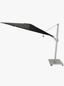 Greenslades Cuba Cantilever Umbrella - Horizontal & Vertical Tilt - 3.5m Octagonal - Black