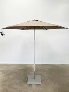 Greenslades Cocoa 'Pop Up' Outdoor Umbrella - 2.5m Round - Taupe