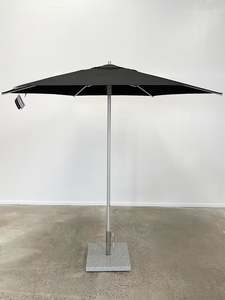 Greenslades Cocoa 'Pop Up' Outdoor Umbrella - 2.5m Round - Black